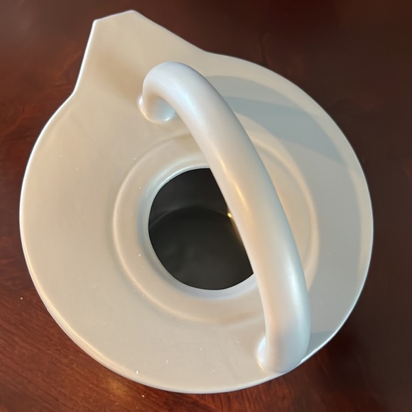 AZA Modern Teapot made in Portugal color light gray Ceramic Teapot - Picture 6 of 15